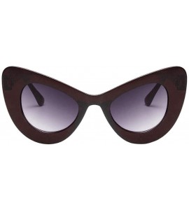 Square Fashion Sunglasses Eyewear Butterfly - E - CU199SDKQN2 $14.61