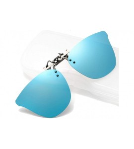 Cat Eye Sunglasses clip cat eye polarized clip male and female polarized driver mirror myopia glasses-Ice blue - C718GYK8L7C ...