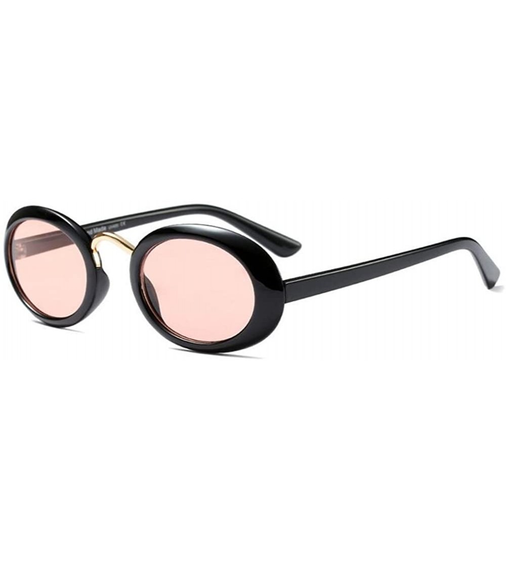 Square Eyewear Oval Retro Vintage Sunglasses Clout Goggles Fashion Shades - C6 - CM18CG6IYEK $38.09