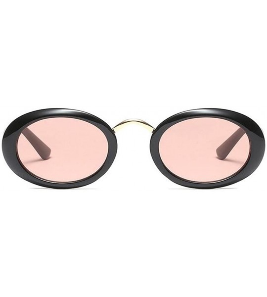 Square Eyewear Oval Retro Vintage Sunglasses Clout Goggles Fashion Shades - C6 - CM18CG6IYEK $38.09