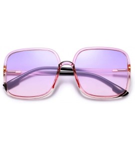 Oversized Square Oversized Sunglasses for Women Classic Fashion Vintage Eyewear for Outdoor-100% UV Protection - CY1905S2TS7 ...