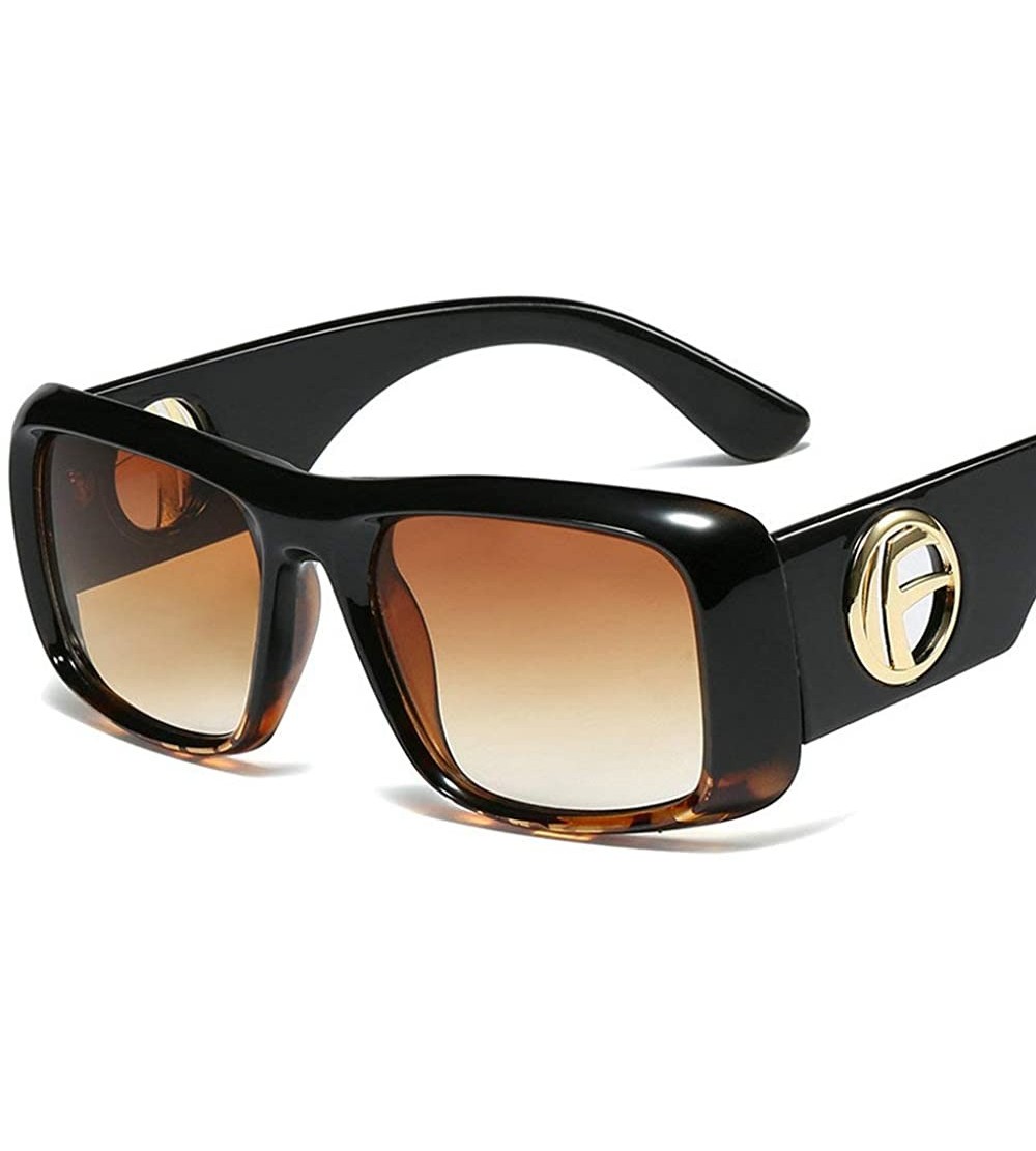 Square Luxury Brand Design Vintage Black Punk Sunglasses For Men Vintage Oversized Windproof Sun glasses UV400 - CT18Z3UH43C ...