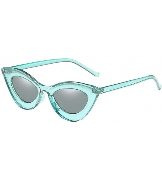 Goggle Sunglasses Vintage Fashion Protection - Green - CM194YR0TRX $16.53