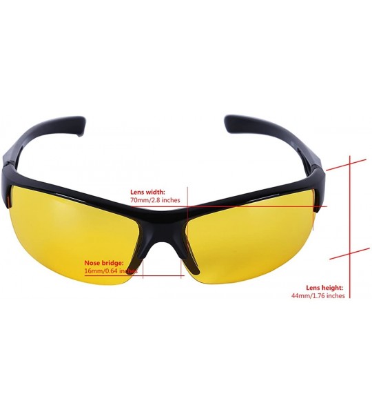 Sport Women Sunglasses for UV Protection Safety Glasses Sports Outdoors Activites with Lightweight Comfort Frame - C1198DIU07...