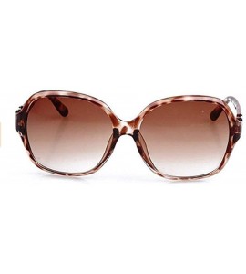 Sport Fashion Lady Sunglasses Driving Glasses Large Frame Polarized Sunglasses - Khaki - C518UTDEUYW $60.19