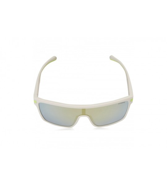 Shield Men's Pld2064/S Shield Sunglasses - White Crystal Grey - C9180K7IKQM $83.48