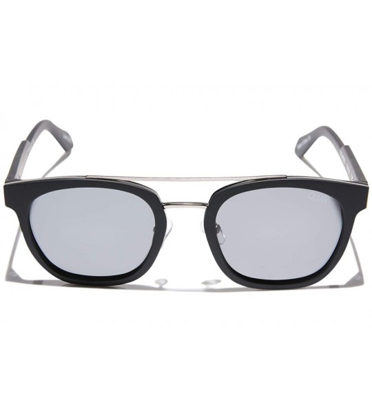 Round Men's x Barney Cools Coolin Sunglasses - Matte Black/Smoke - CH18U4YOLL0 $79.21