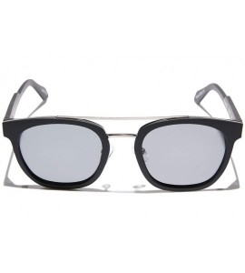 Round Men's x Barney Cools Coolin Sunglasses - Matte Black/Smoke - CH18U4YOLL0 $79.21