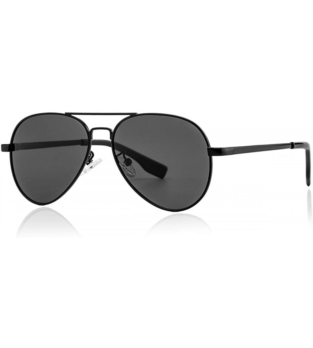 Aviator 2-Pack Polarized Small Aviator Sunglasses for Small Face Women Men Juniors - 52mm - Gold/Grey - CA196MN7HC3 $26.53