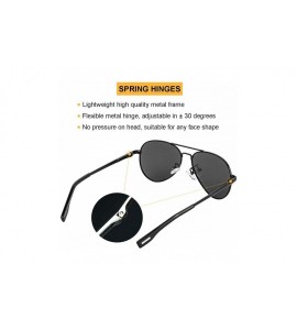 Aviator 2-Pack Polarized Small Aviator Sunglasses for Small Face Women Men Juniors - 52mm - Gold/Grey - CA196MN7HC3 $26.53