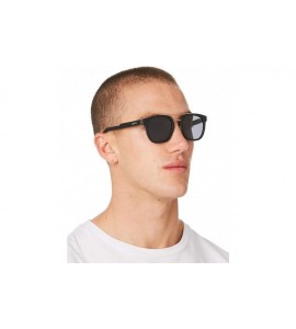 Round Men's x Barney Cools Coolin Sunglasses - Matte Black/Smoke - CH18U4YOLL0 $79.21