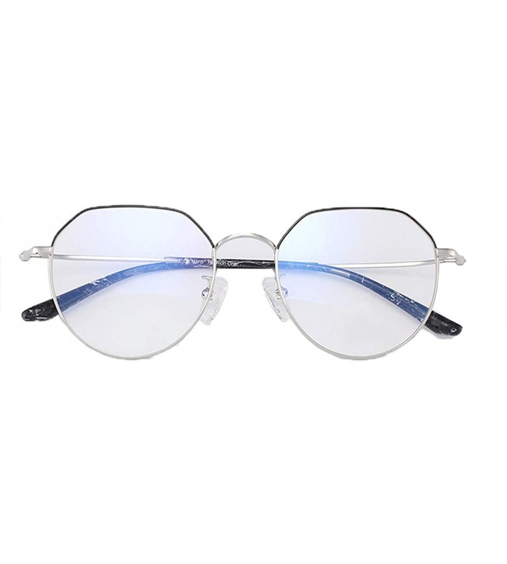 Aviator Fashion personality big frame glasses - unisex box myopia glasses frame - C - CB18RY740O8 $93.67