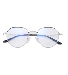 Aviator Fashion personality big frame glasses - unisex box myopia glasses frame - C - CB18RY740O8 $93.67