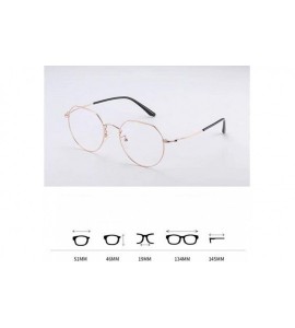 Aviator Fashion personality big frame glasses - unisex box myopia glasses frame - C - CB18RY740O8 $93.67