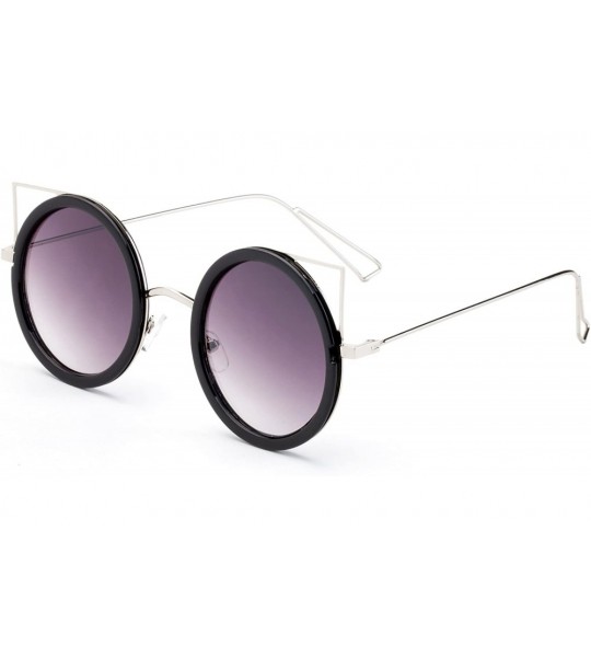 Oversized Karina" - New Cateye Design Fashion Sunglasses Translucent Unique Oversized Sunglasses for Women - CH17YE4OU4D $18.94