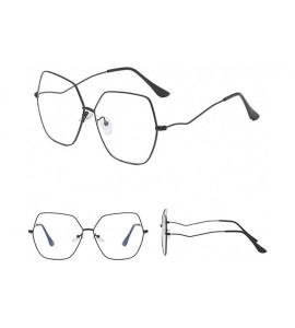 Oversized Fashion Man Women Irregular Shape Sunglasses Glasses Vintage Retro Style 2019 Fashion - I - CI18TH7EN3X $16.91