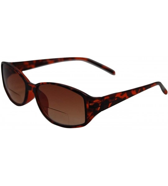 Wrap Eyes Stylish Bifocal Sunglasses - Tortoise - CE11TO9XQR9 $40.72