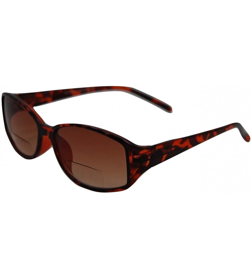 Wrap Eyes Stylish Bifocal Sunglasses - Tortoise - CE11TO9XQR9 $40.72