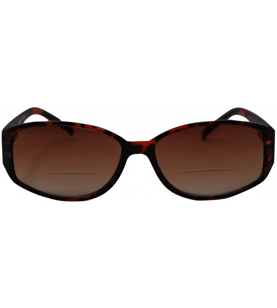 Wrap Eyes Stylish Bifocal Sunglasses - Tortoise - CE11TO9XQR9 $40.72