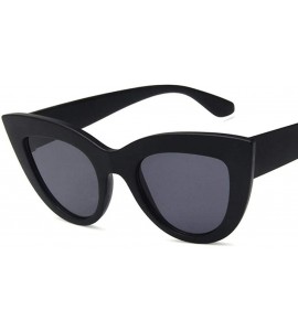 Oversized Cat Eye Sunglasses Women Retro Women Sun Glasses Female Lady Eyewear Oculos 4 - 10 - CQ18XHGQO6K $18.40