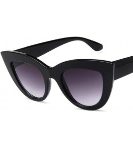 Oversized Cat Eye Sunglasses Women Retro Women Sun Glasses Female Lady Eyewear Oculos 4 - 10 - CQ18XHGQO6K $18.40