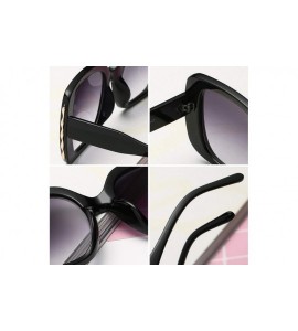 Sport Sunglasses Female Sunglasses Retro Glasses Men and women Sunglasses - Yellow - CL18LL9W5KS $17.60