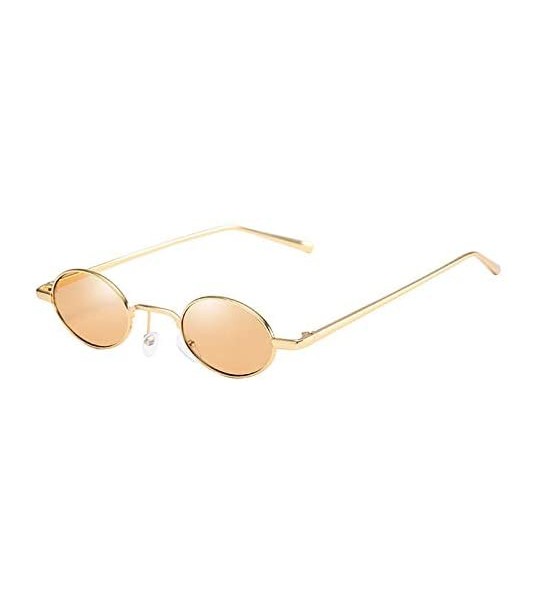 Oval Goggles for Women Men Retro Sun Glasses UV Protection - Style5 - C918RSQMLXE $13.82