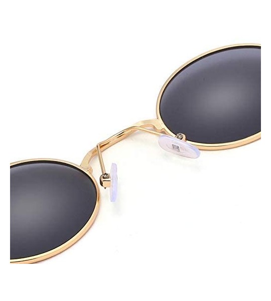 Oval Goggles for Women Men Retro Sun Glasses UV Protection - Style5 - C918RSQMLXE $13.82