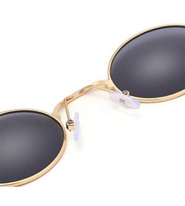 Oval Goggles for Women Men Retro Sun Glasses UV Protection - Style5 - C918RSQMLXE $13.82