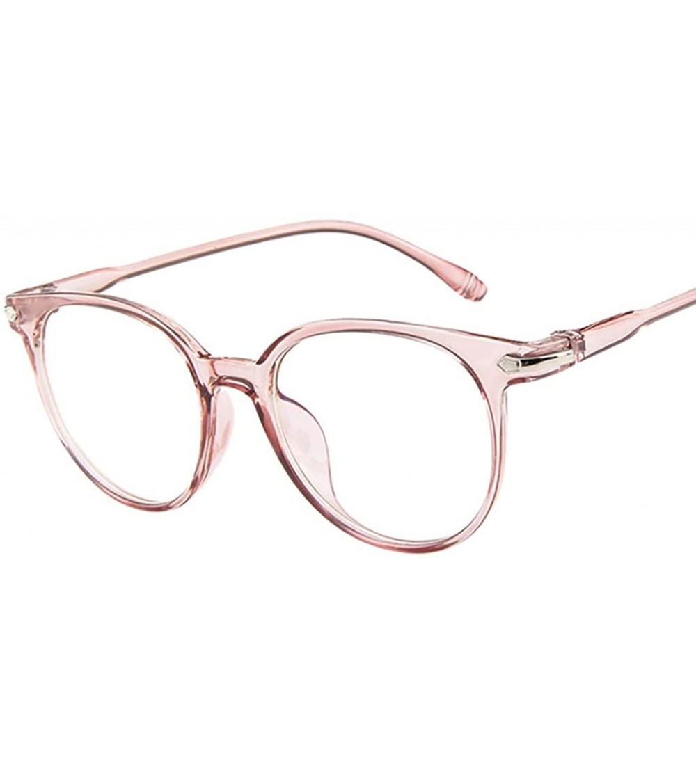 Round Glasses Classic Polarized Sunglasses - Pink - CB18T4CUDUA $16.37