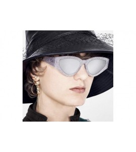 Oval Fashion Diamond Sunglasses Unisex-Shade Glasses Cat Eye Mirror Lens-Sturdy Frame - C - CX1905Z9A37 $56.71