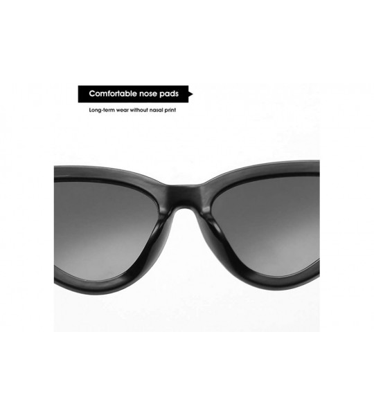 Oval Fashion Diamond Sunglasses Unisex-Shade Glasses Cat Eye Mirror Lens-Sturdy Frame - C - CX1905Z9A37 $56.71