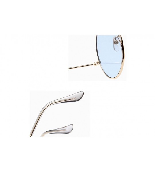 Round Gold Wire Frame Tinted Lens Retro Round Sunglasses Small Size - Gold - C0186H43XOW $17.69