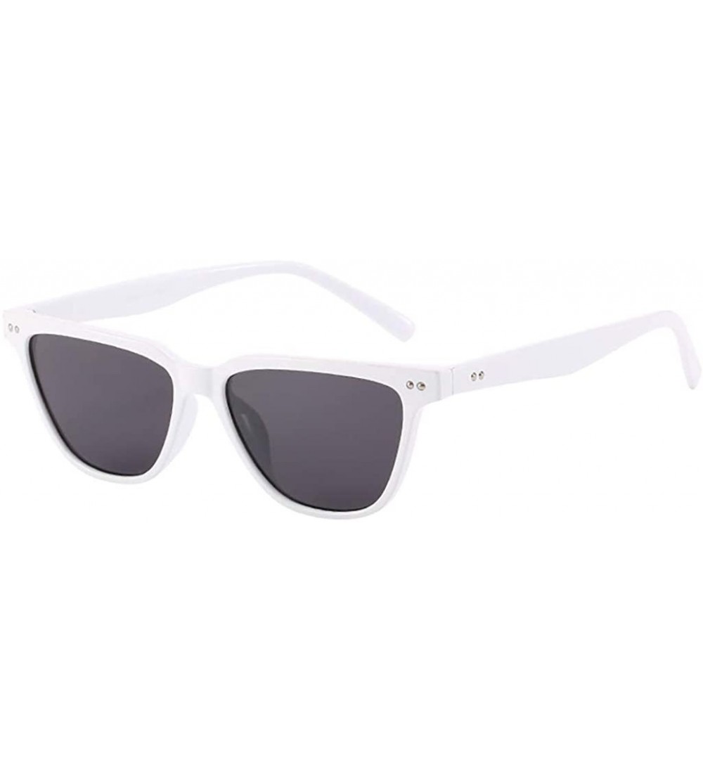 Rimless Men Women Beach Retro Sunglasses Vintage Square Designer Sun Glasses - A - C618OAIG5N9 $17.49