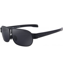 Sport Polarized Sports Sunglasses for Men Tr90 Legs Light Frame for Driving - Black_s - CX18KIG6D5D $25.70