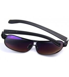 Sport Polarized Sports Sunglasses for Men Tr90 Legs Light Frame for Driving - Black_s - CX18KIG6D5D $25.70