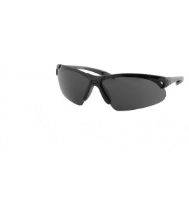 Sport Unisex Sunglasses Outdoor Military Lightweight Sport Modern Inspired - Black Frame/ Black Lens - C418K3TY68M $19.61