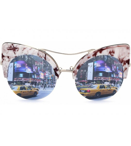 Oval Black Deals Friday Cyber Deals Monday Deals Sales-Sunglasses Women Oversized Cat Eyes Flower Gifts - CV18EISLNN7 $24.88