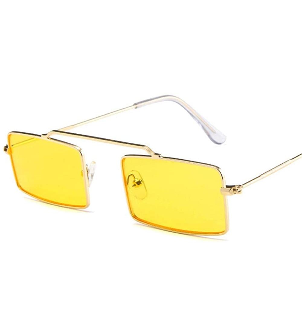 Oversized 2019 Transparent Ocean Lens Sunglasses Women Luxury Sun Glasses Silver Purple - Gold Yellow - CF18Y2OSNRT $16.88