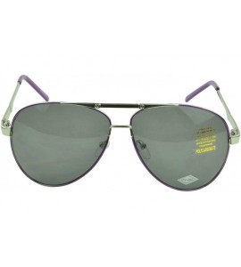 Square Trendy Classic Aviator Sunglasses Men/Women Sunglasses 100% UV Protection - Purple - CF129IJX5Q1 $18.79