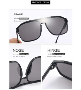 Cat Eye 2019 Fashion Cat Eye Sunglasses Wome Vintage Gradient Ladies Oversized Sun Glasses for Female UV400 DF20046 - C3 - CI...