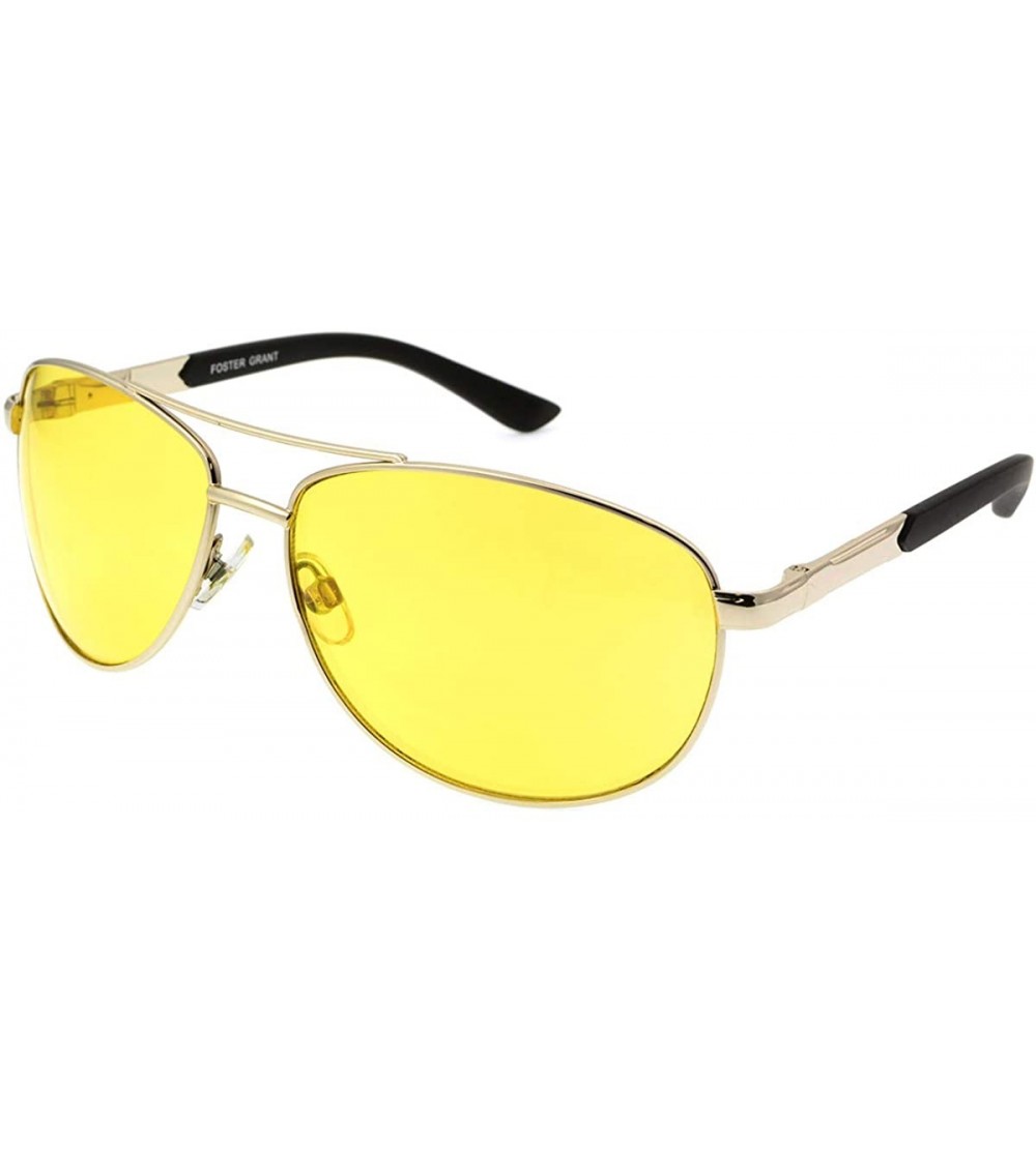 Aviator Men's Sunday Driver Aviator Sunglasses- Silver- One Size - CU196ERMDC3 $44.43