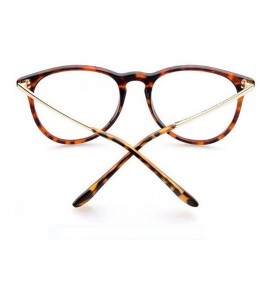 Rimless Women Retro Vintage Reading Eyeglasses Men Myopia Eye Glasses Optical Frame - Leopard - CE182OEDKT8 $17.99