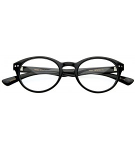 Wayfarer Quality RX-able P3 Eye Glasses with Clear Lens (Black/Clear) - CW116RGI4KB $22.76