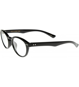 Wayfarer Quality RX-able P3 Eye Glasses with Clear Lens (Black/Clear) - CW116RGI4KB $22.76