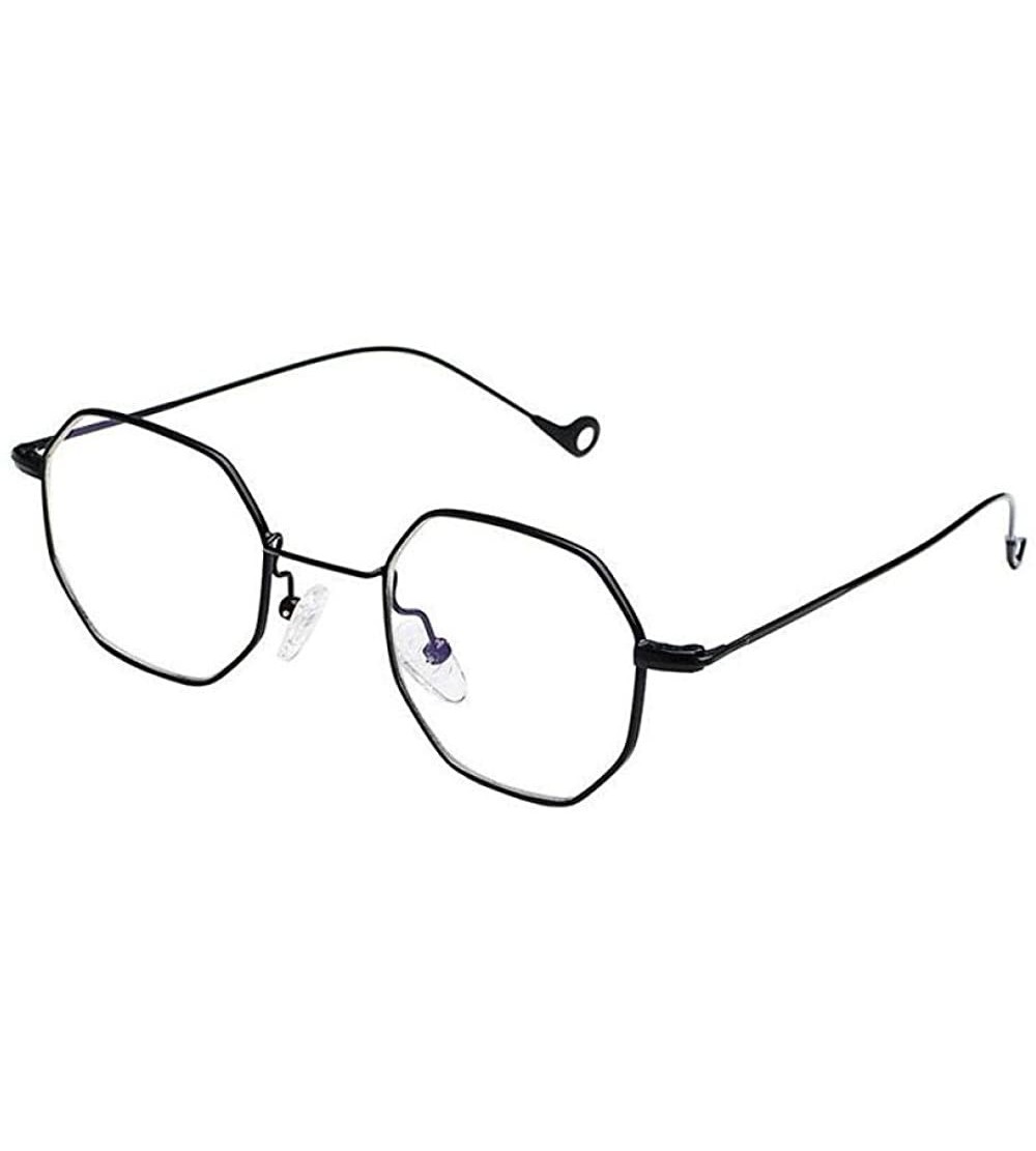 Square Retro Trend Octagonal Small Square Sunglasses Women'S Tide Metal Sunglasses - C918X9U4A0T $81.02