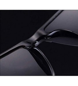 Rectangular Polarized Sports Driving Sunglasses For Men-Square Anti-glare Shade Glasses - G - C1190EDTKN7 $59.22