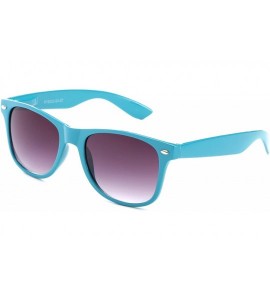 Round Ovarian Cancer Awareness Glasses Sunglasses Clear Lens Teal Colored - 8032 Teal - CR126RPL2P5 $19.04