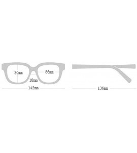 Square 2020 new unisex fashion retro personality brand designer classic sunglasses UV400 - Black - CF193274C7X $24.10