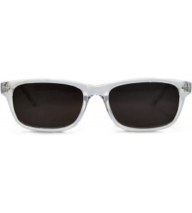 Square Seymore Retro Reading Sunglasses - NOT Bifocals - Clear - CQ17XWN03W5 $40.97